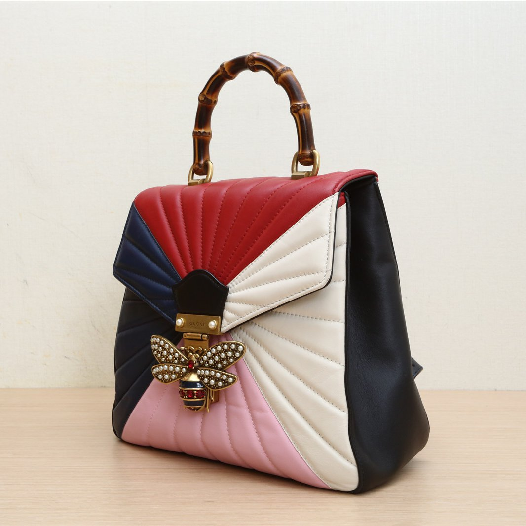 Gucci Queen Margaret Quilted Leather Multicolour Backpack