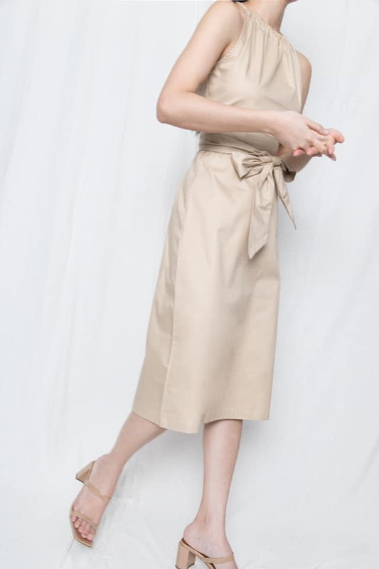 Belle Belted Midi Dress