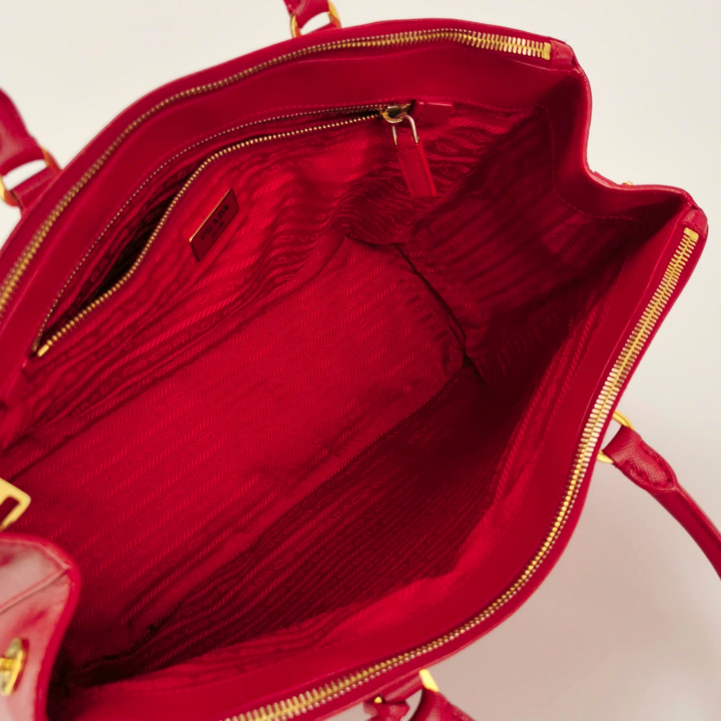 Prada Red Large Galleria