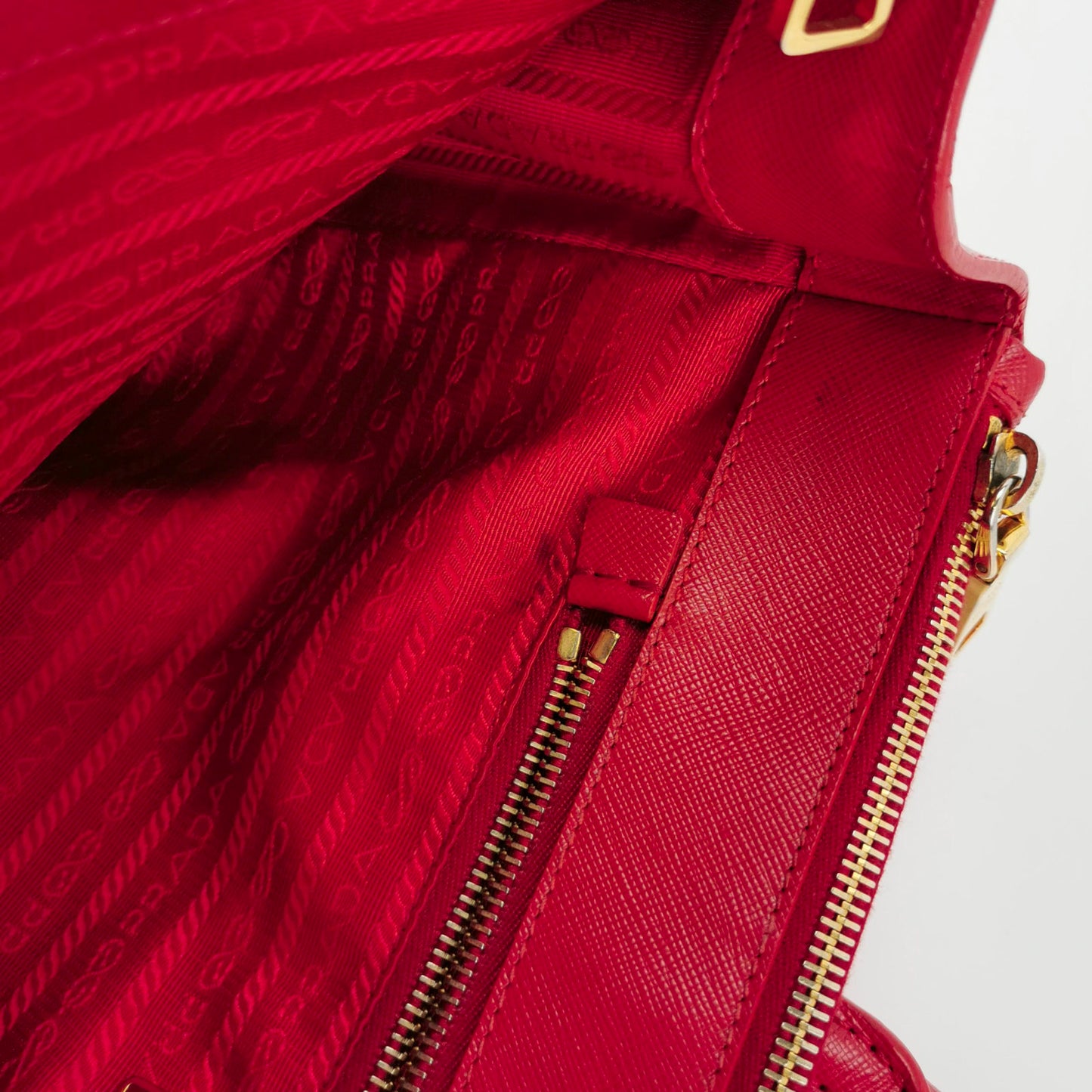 Prada Red Large Galleria