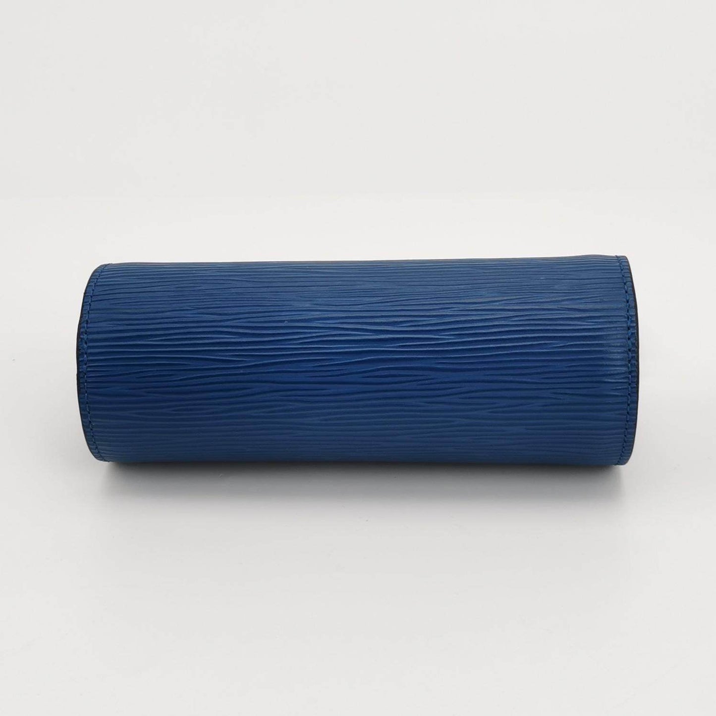 LOUIS VUITTON Blue Soufflot Pouch Hand Bag