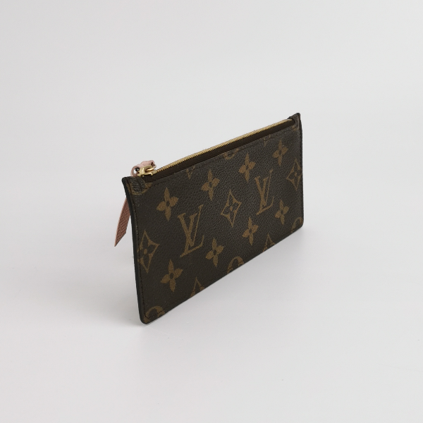 LOUIS VUITTON Monogram Josephine Wallet Zippered Insert Rose Ballerine