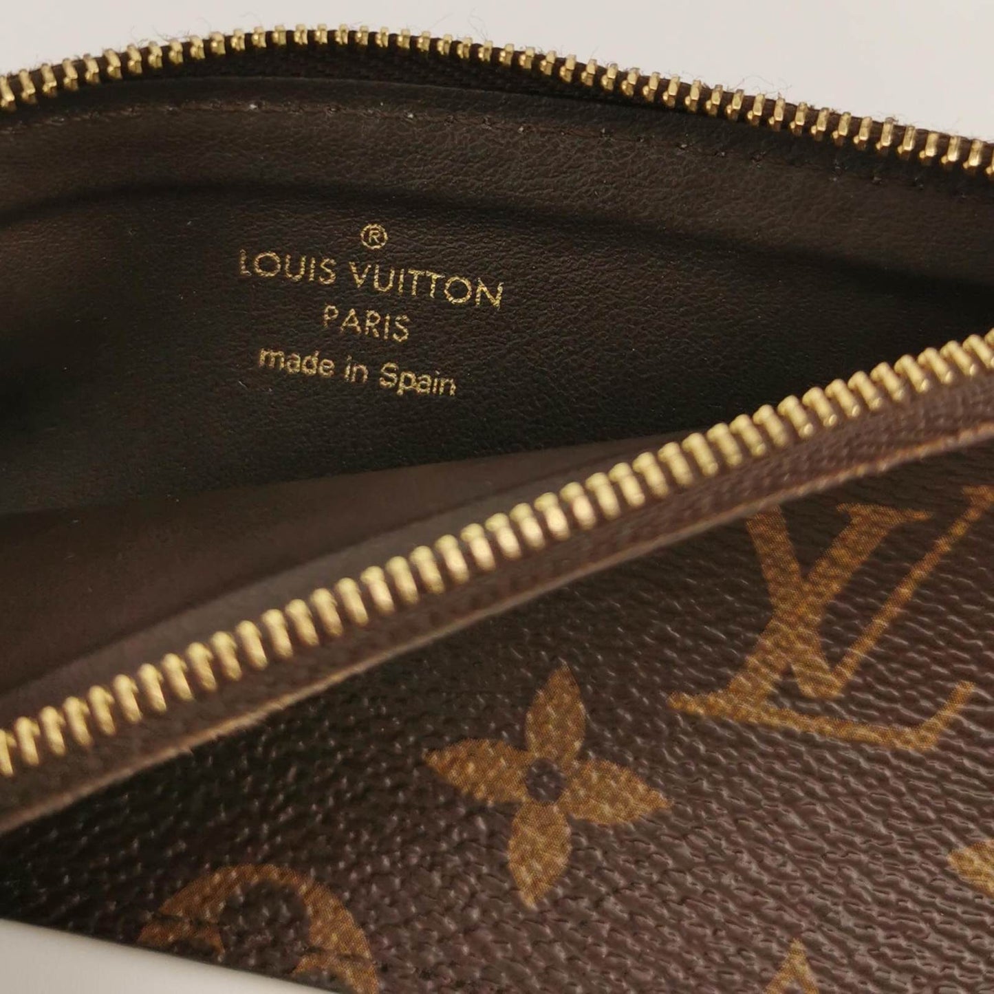 LOUIS VUITTON Monogram Josephine Wallet Zippered Insert Rose Ballerine