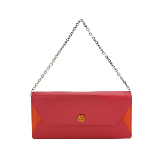 Christian Dior Addict Rendez Vous Wallet on Chain Leather