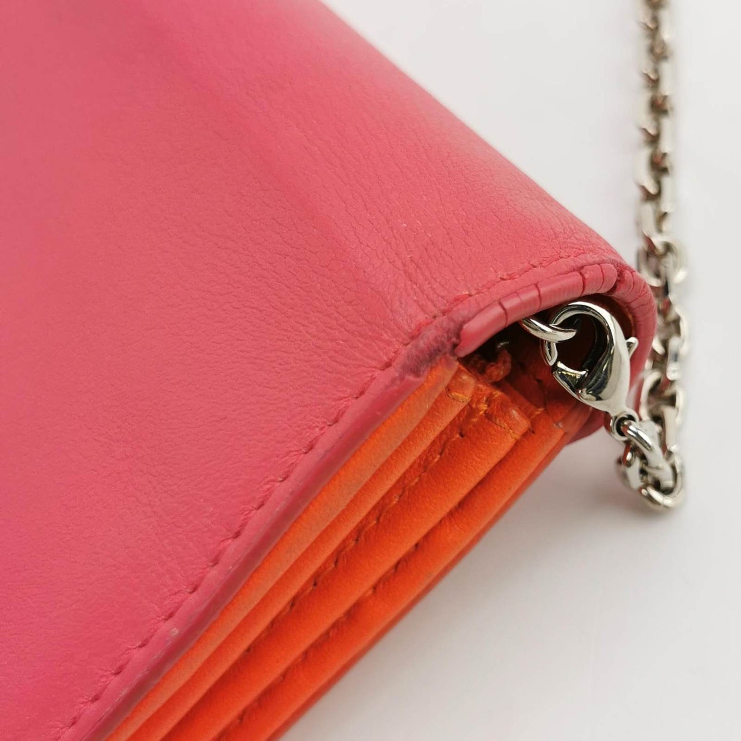 Christian Dior Addict Rendez Vous Wallet on Chain Leather