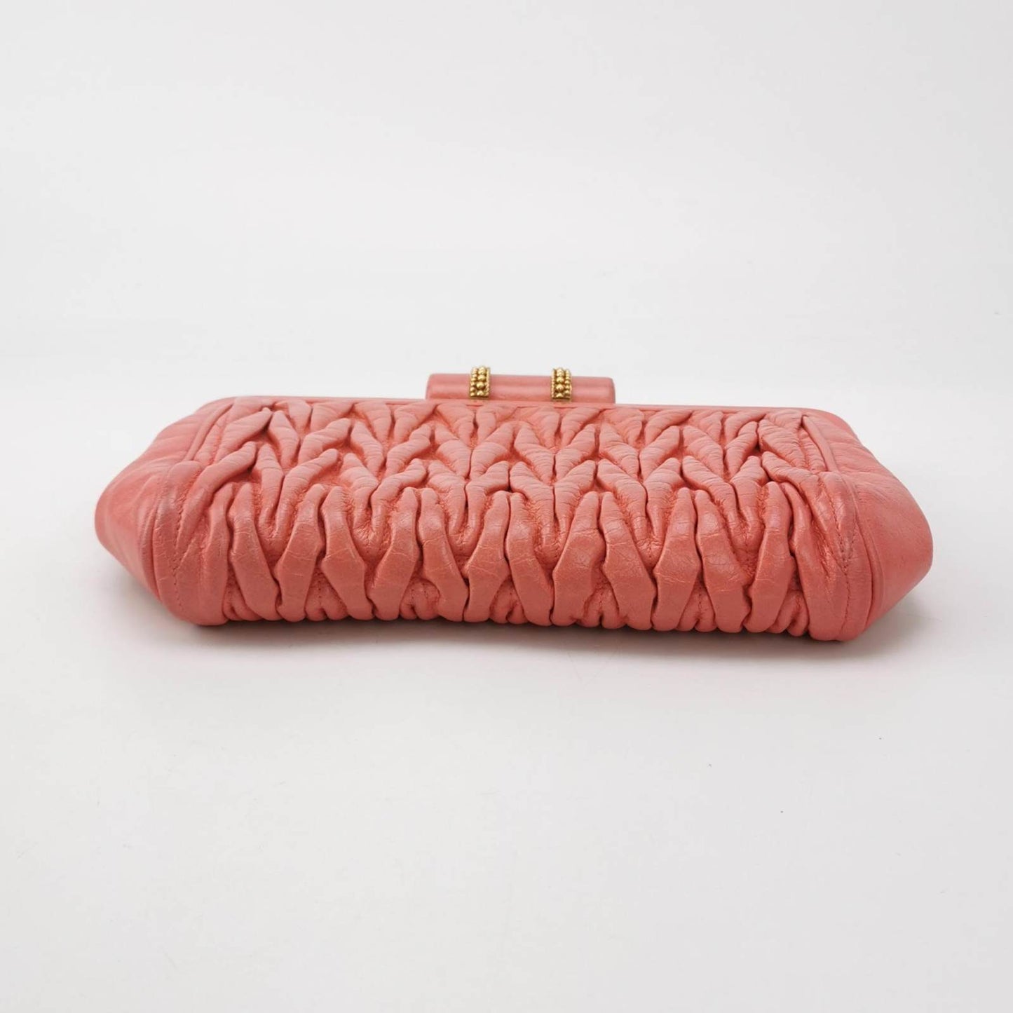 Miu Miu MATELASSÉ LEATHER CLUTCH BAG