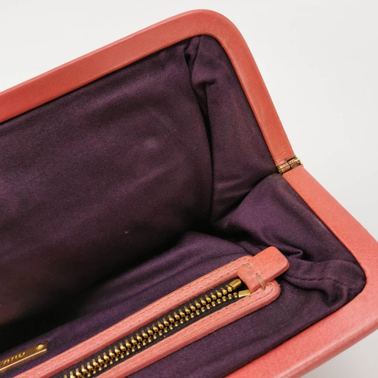 Miu Miu MATELASSÉ LEATHER CLUTCH BAG