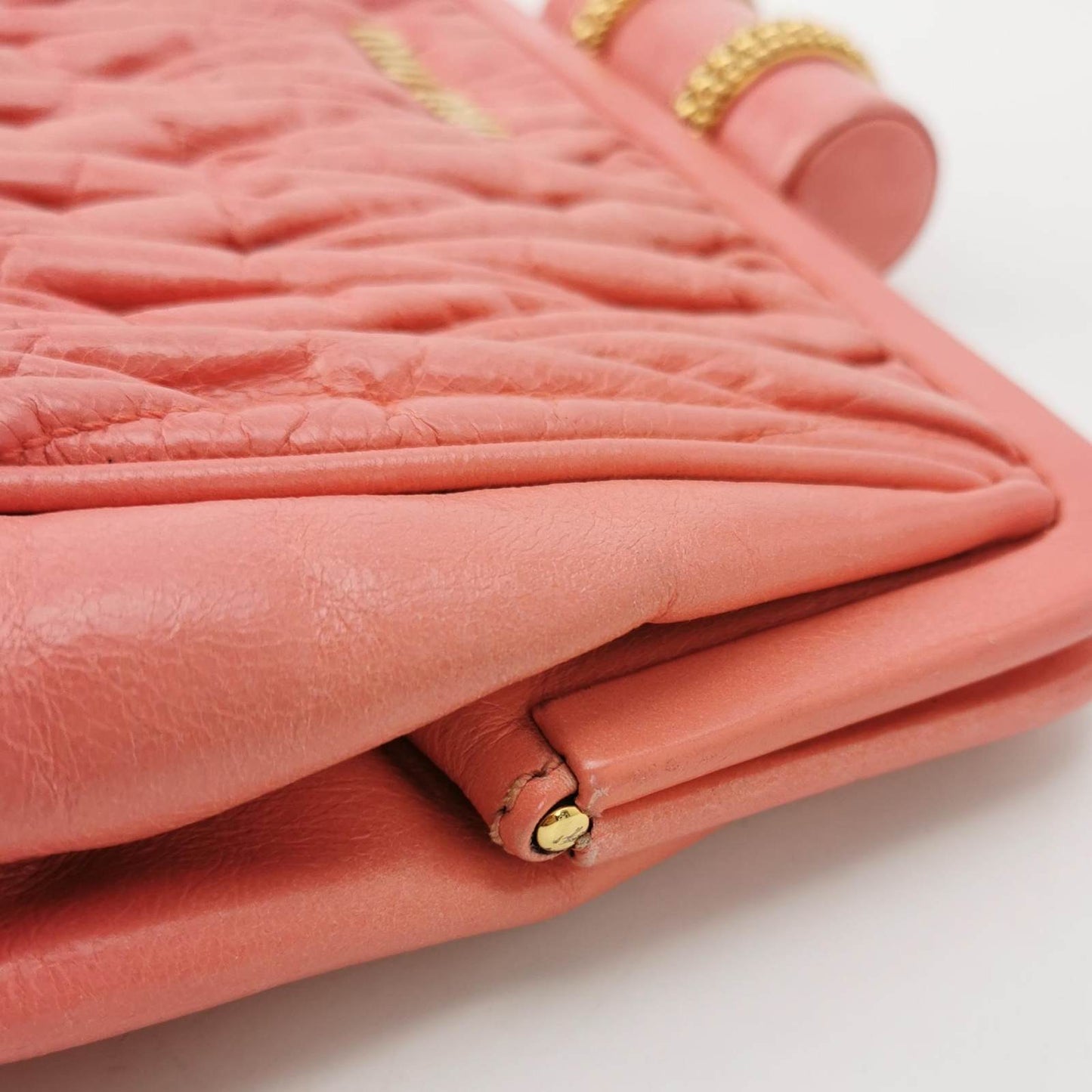 Miu Miu MATELASSÉ LEATHER CLUTCH BAG