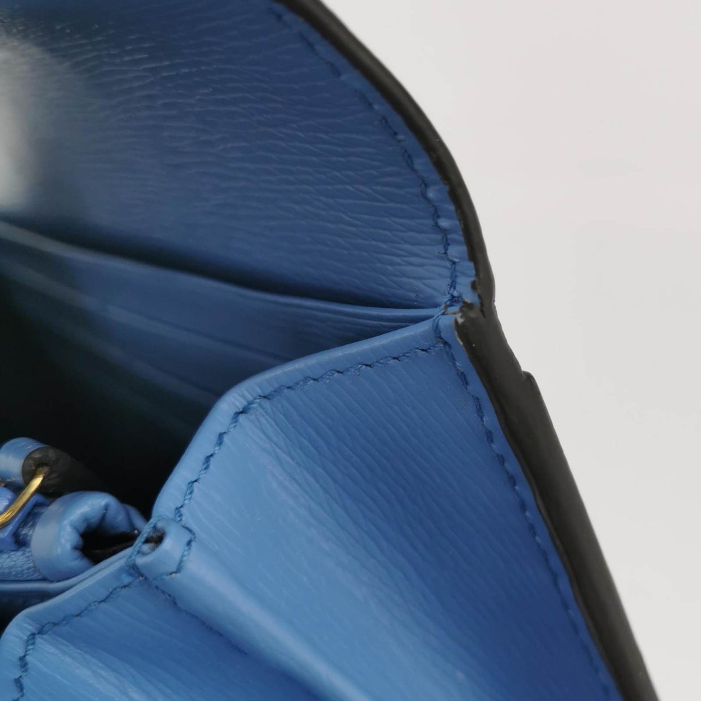 Gucci Blue Leather Sylvie Small Handbag