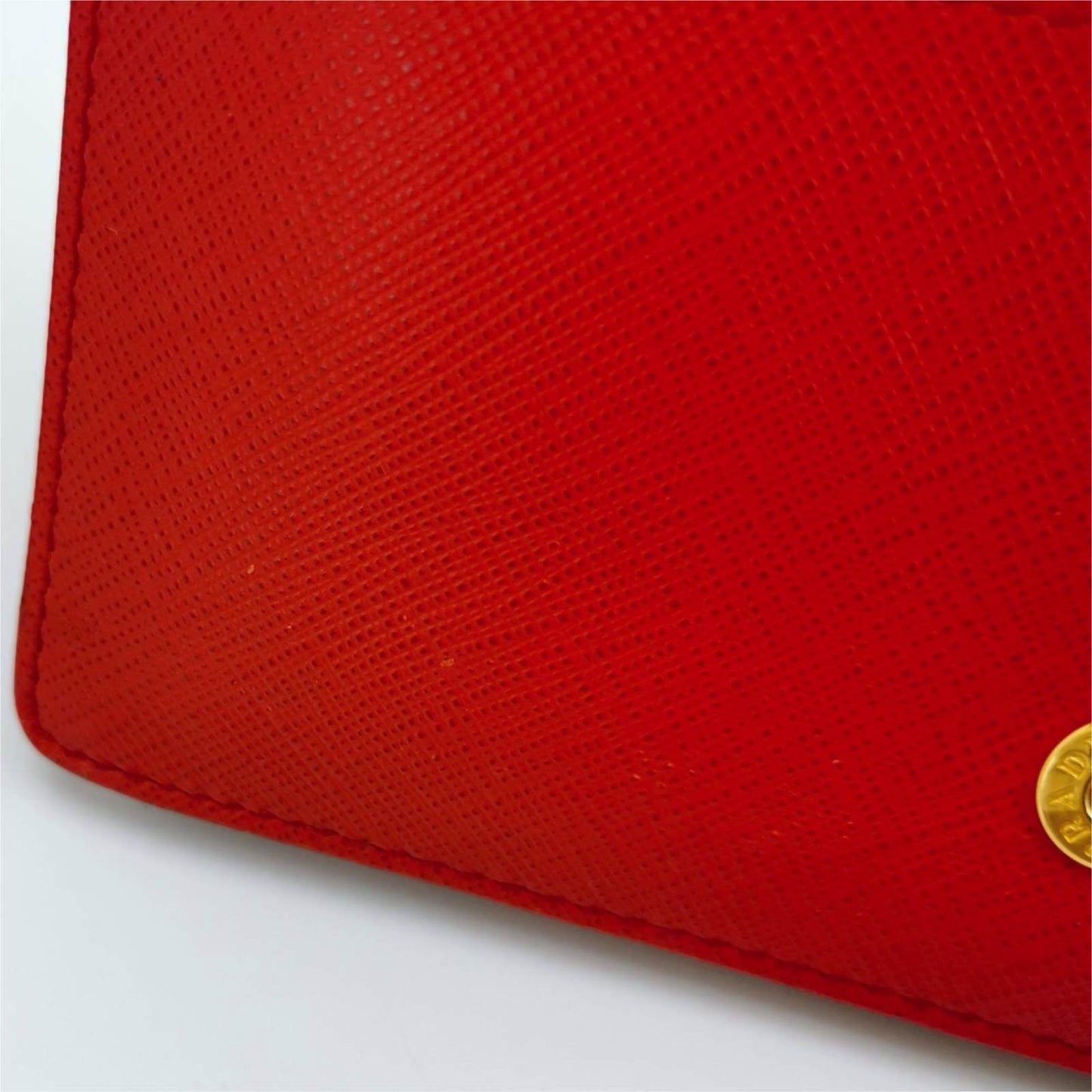 PRADA Vitello Move Clutch with Chain Strap