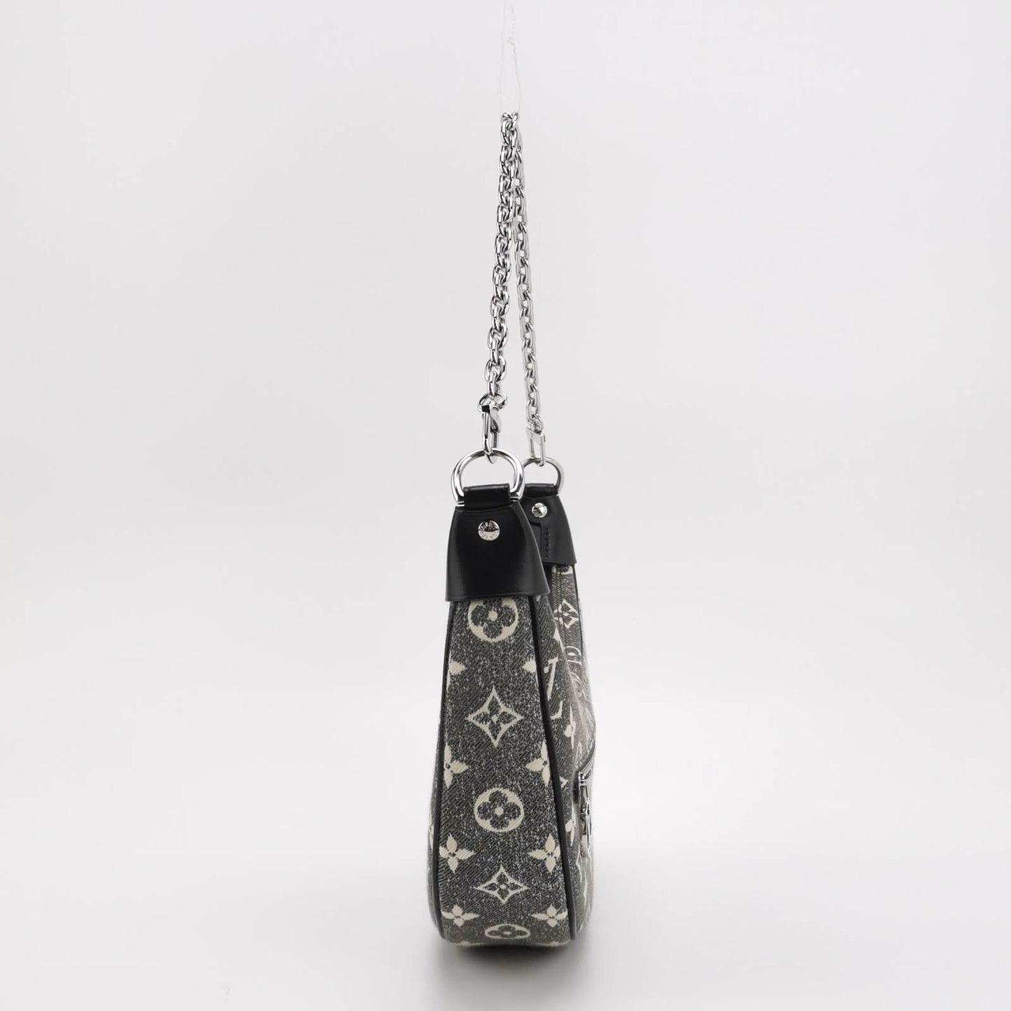 Louis Vuitton Gray Monogram Jacquard Denim Loop PM
