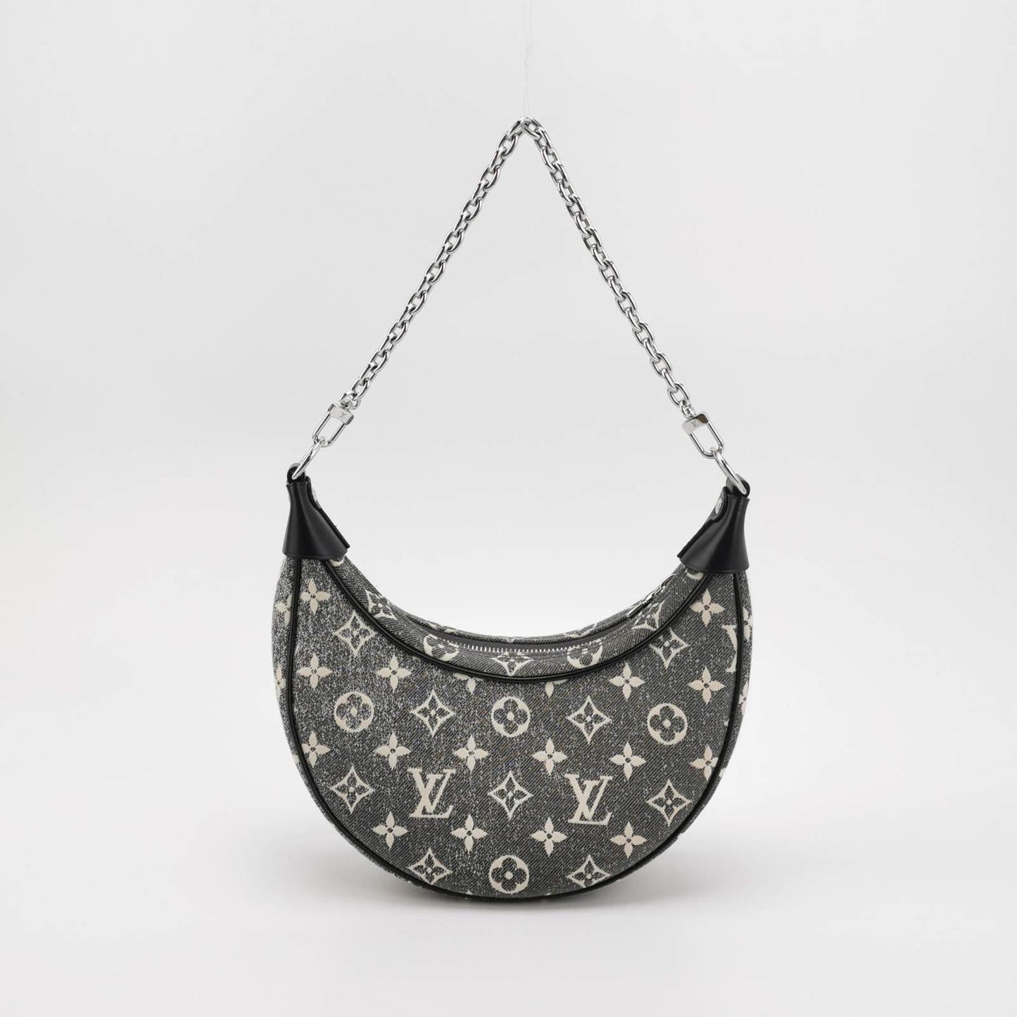 Louis Vuitton Gray Monogram Jacquard Denim Loop PM
