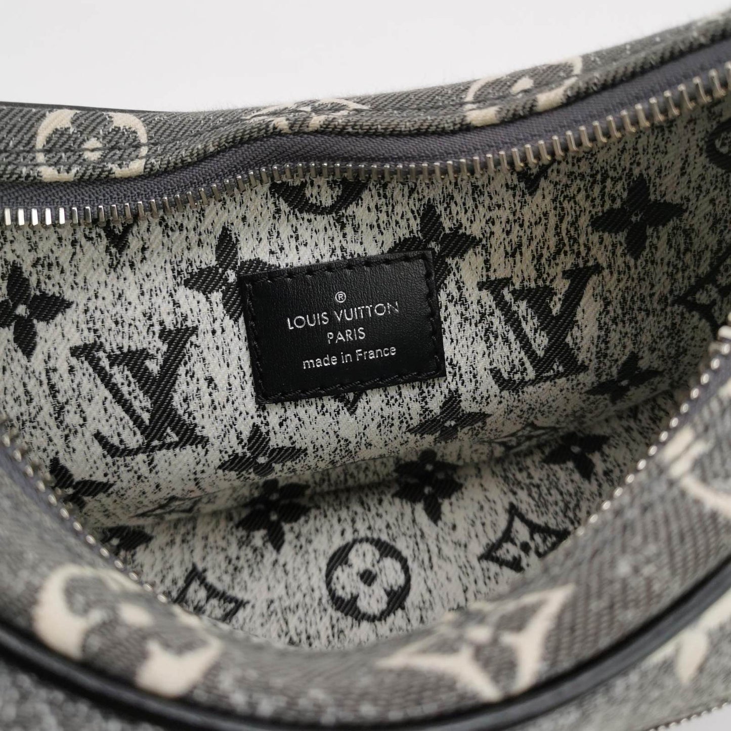 Louis Vuitton Gray Monogram Jacquard Denim Loop PM