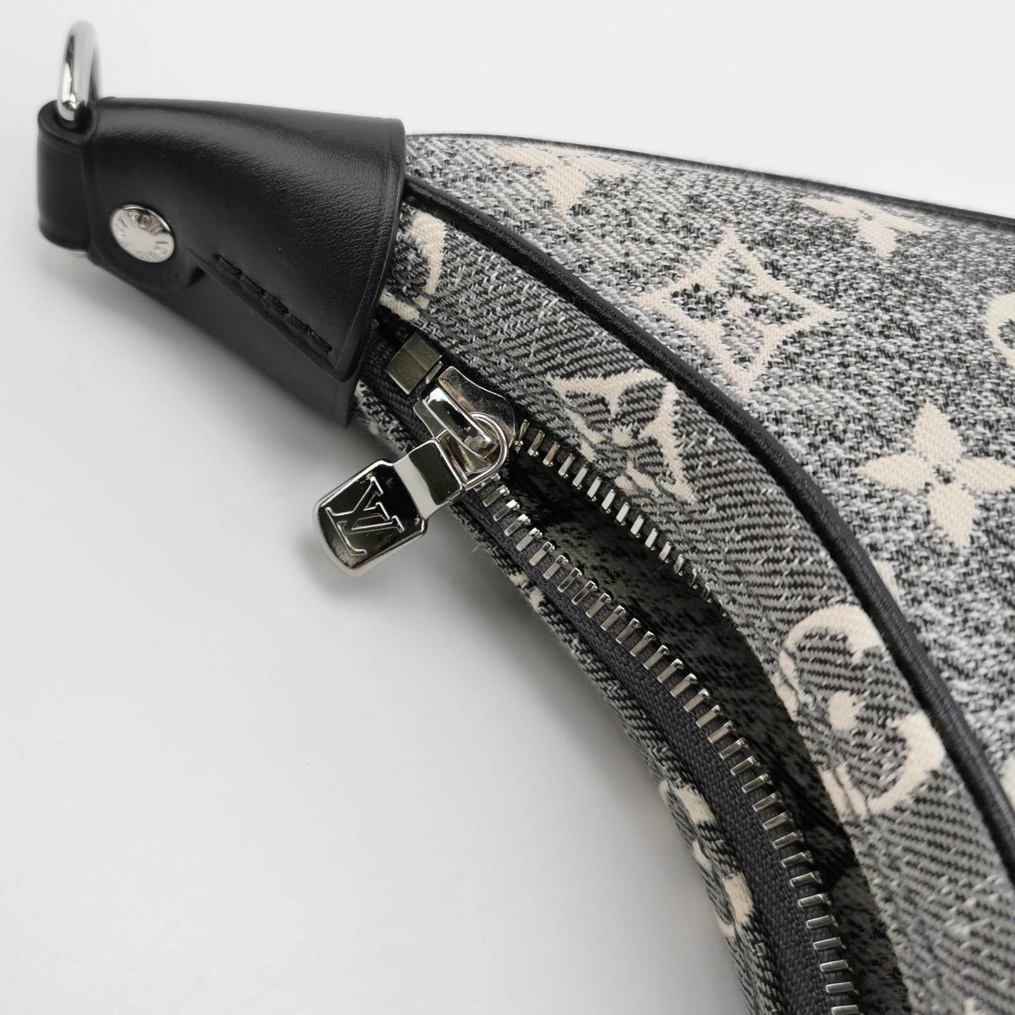 Louis Vuitton Gray Monogram Jacquard Denim Loop PM