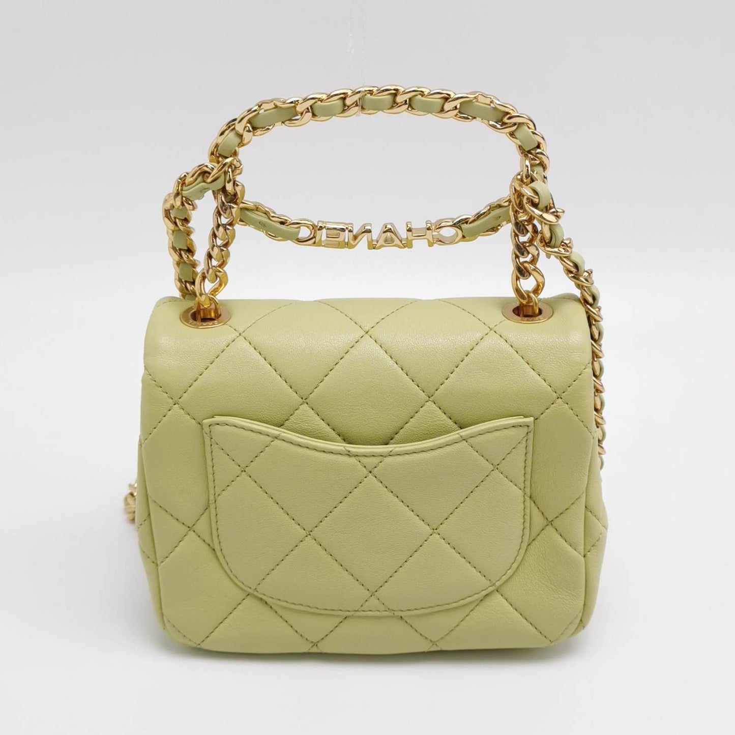 CHANEL CF Mini Square Green