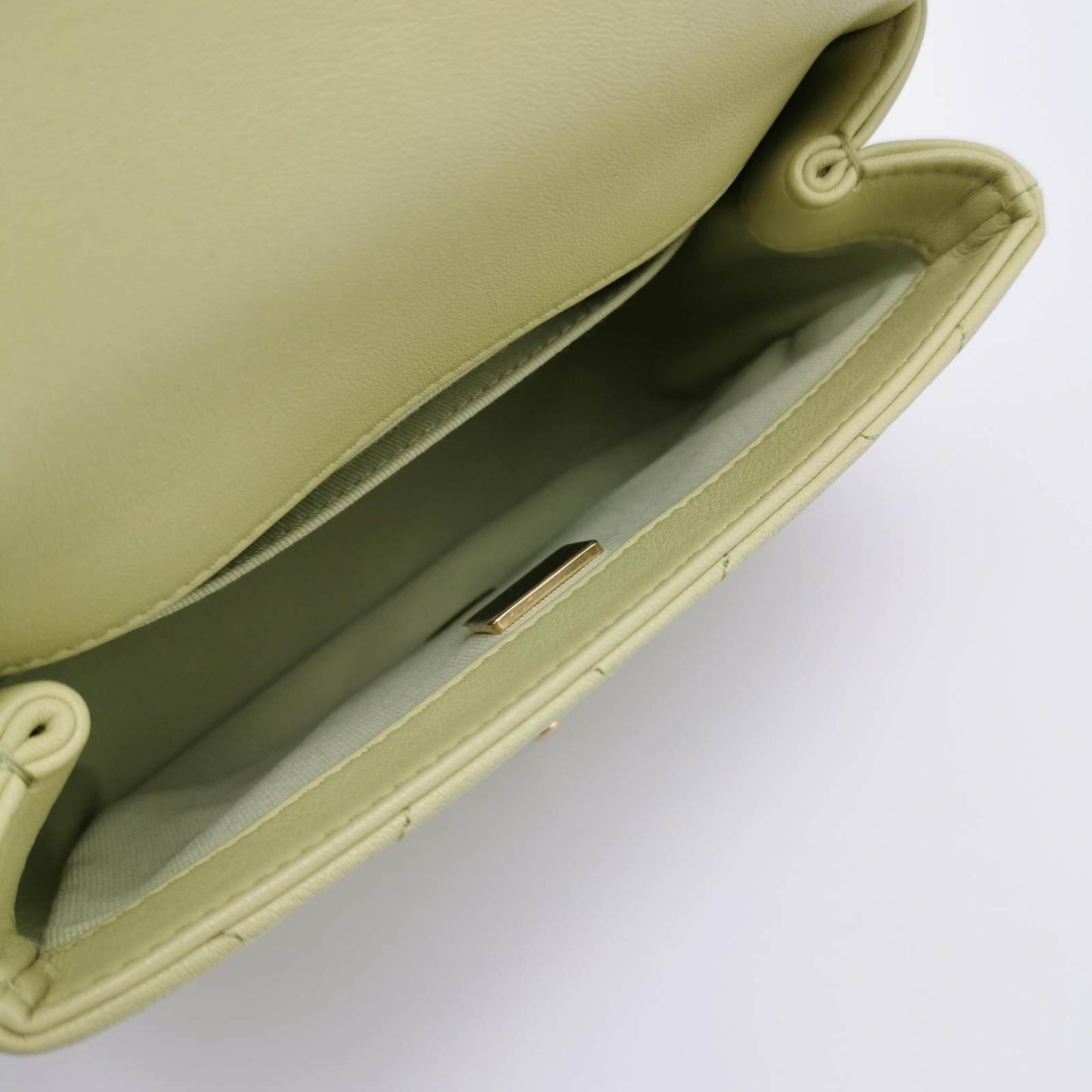 CHANEL CF Mini Square Green