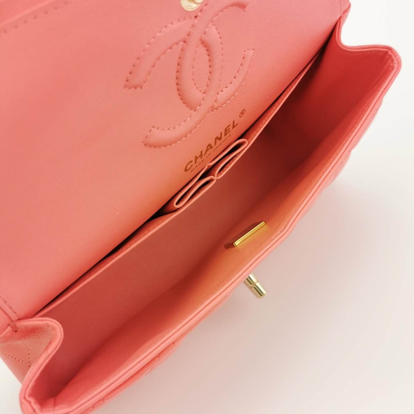 CHANEL Vanity Bags 2WAY Plain Leather Crossbody Logo Shoulder Bags