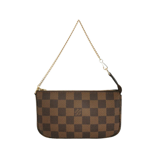 LOUIS VUITTON DAMIER EBENE CANVAS MINI POCHETTE ACCESSOIRES