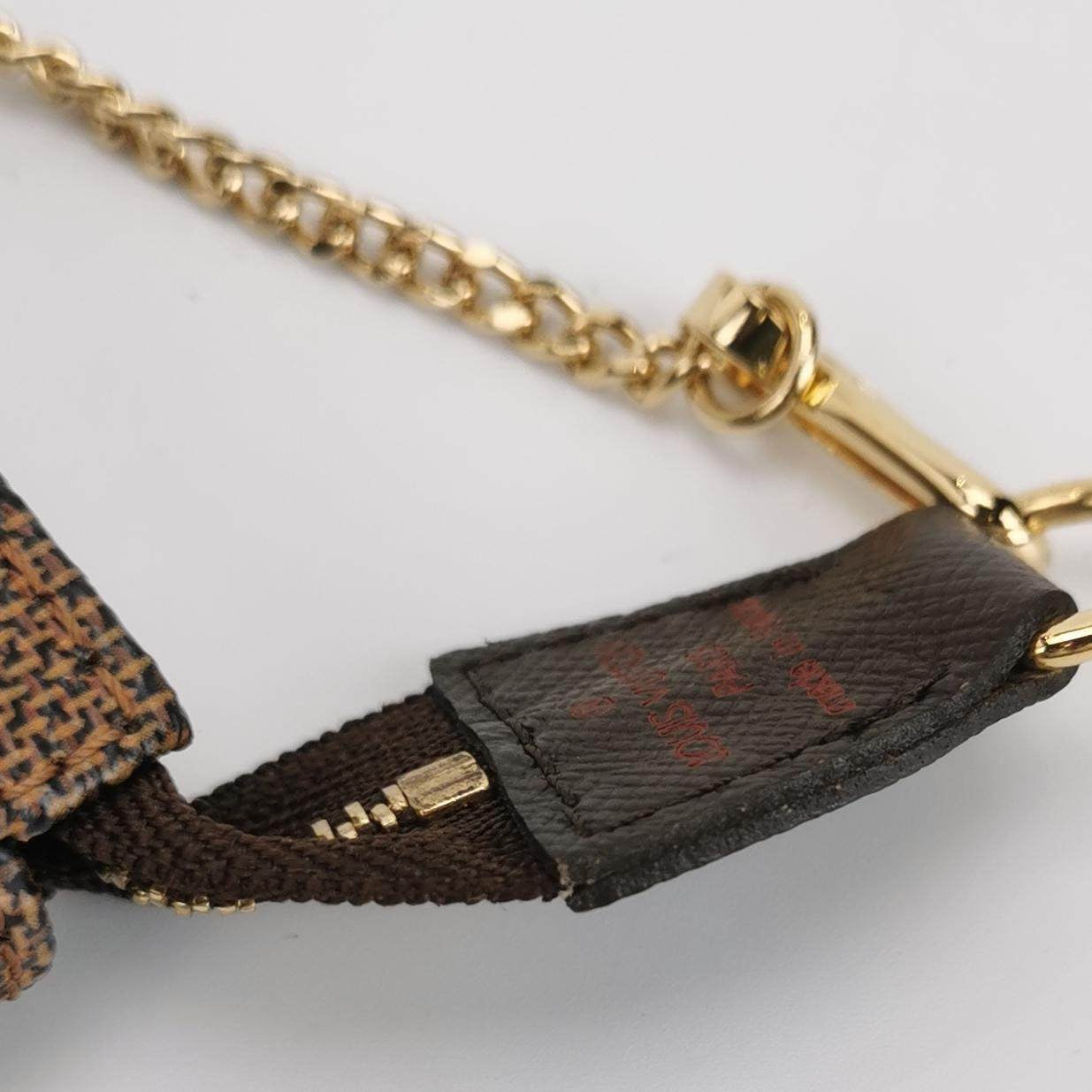 LOUIS VUITTON DAMIER EBENE CANVAS MINI POCHETTE ACCESSOIRES