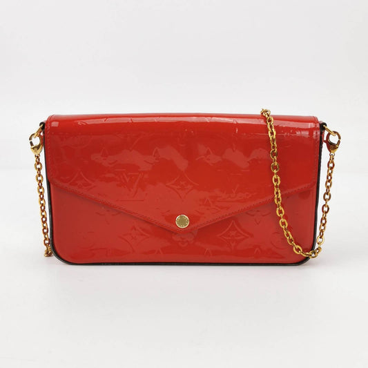 LOUIS VUITTON Pochette Felicie shoulder Chain Wallet