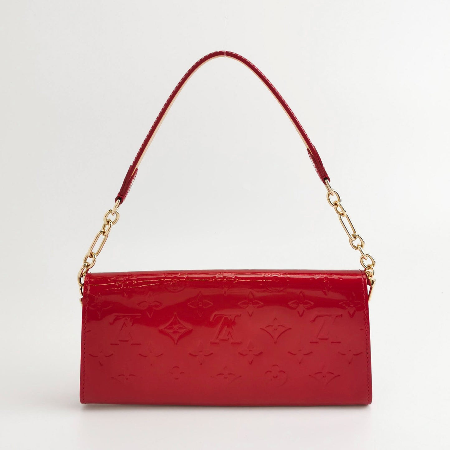 Louis Vuitton Sunset Clutch Vernis Red