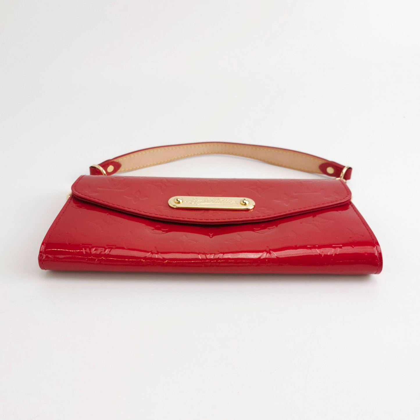 Louis Vuitton Sunset Clutch Vernis Red