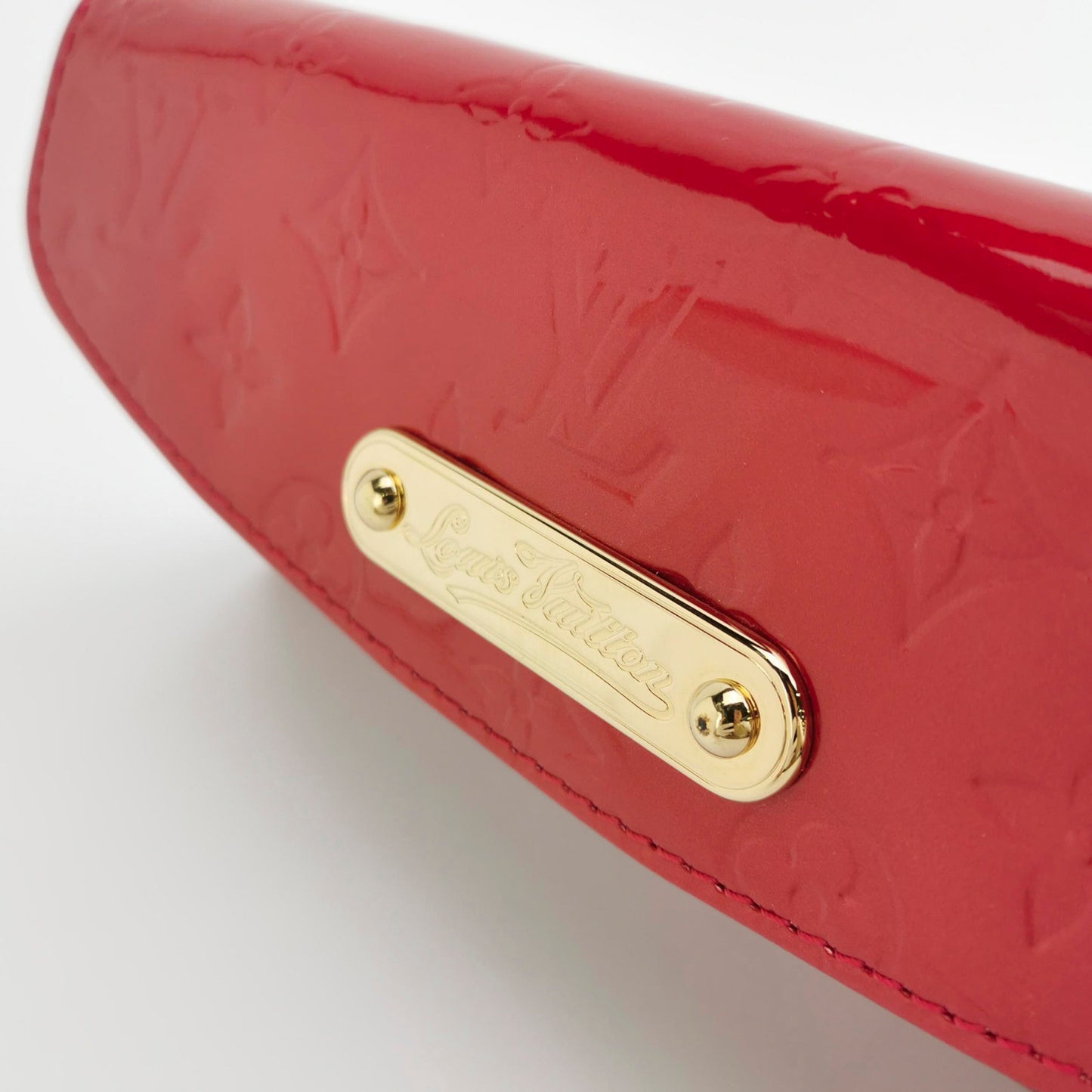 Louis Vuitton Sunset Clutch Vernis Red