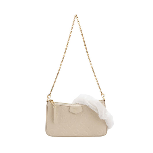 Louis Vuitton Cream Monogram Empreinte Easy Pouch on Strap