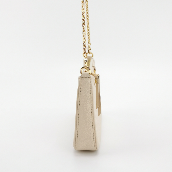 Louis Vuitton Cream Monogram Empreinte Easy Pouch on Strap