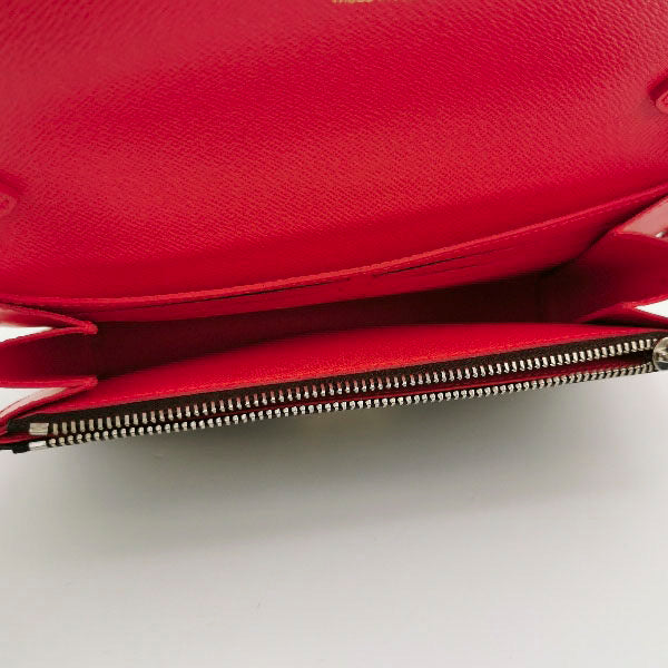 LOUIS VUITTON Flamingo Monogram Canvas Totem Chain Wallet Bag