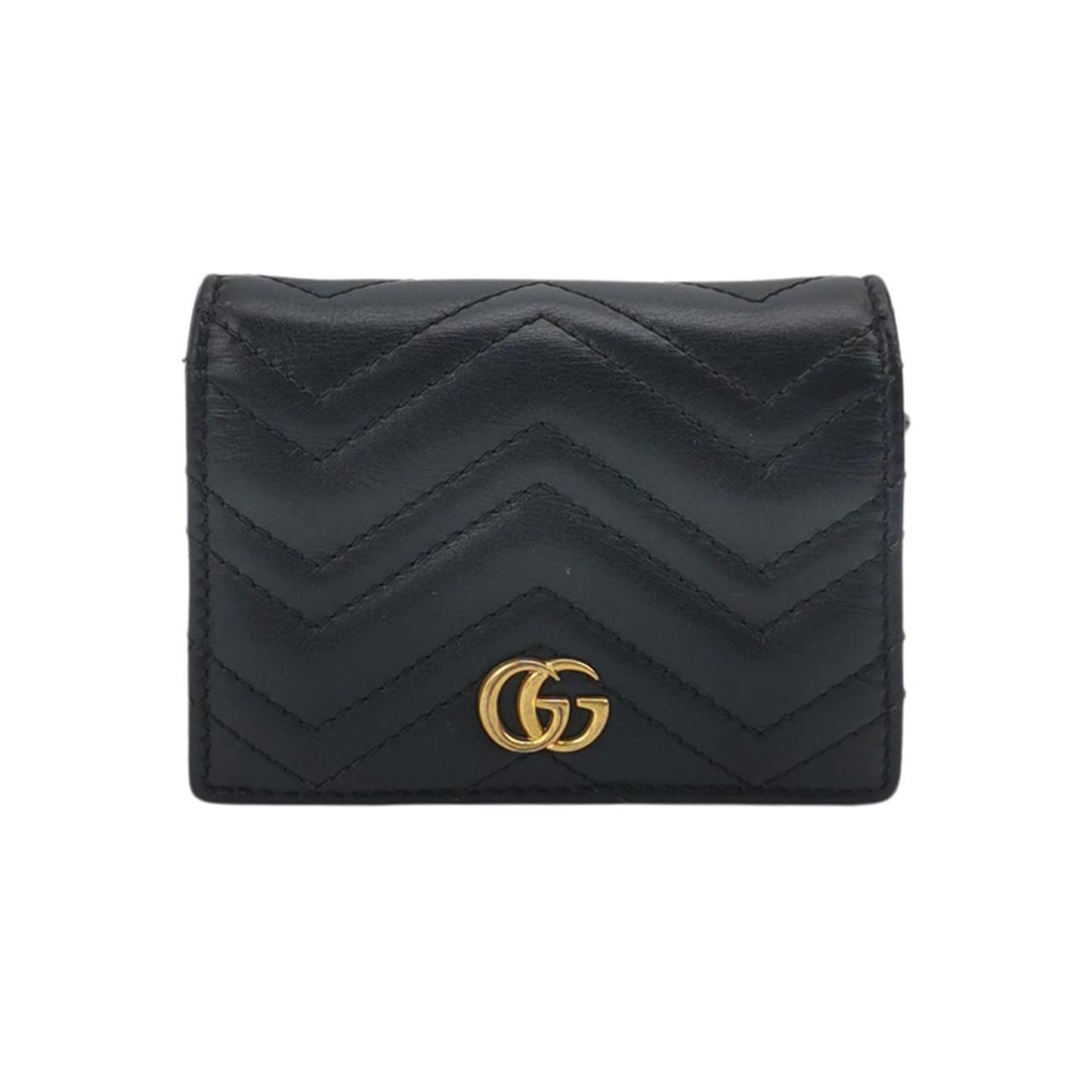 Gucci Women GG Marmont Quilted Leather Wallet