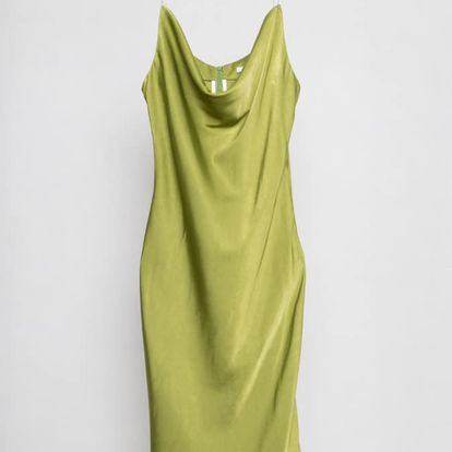 Betty Slip Green Midi Dress