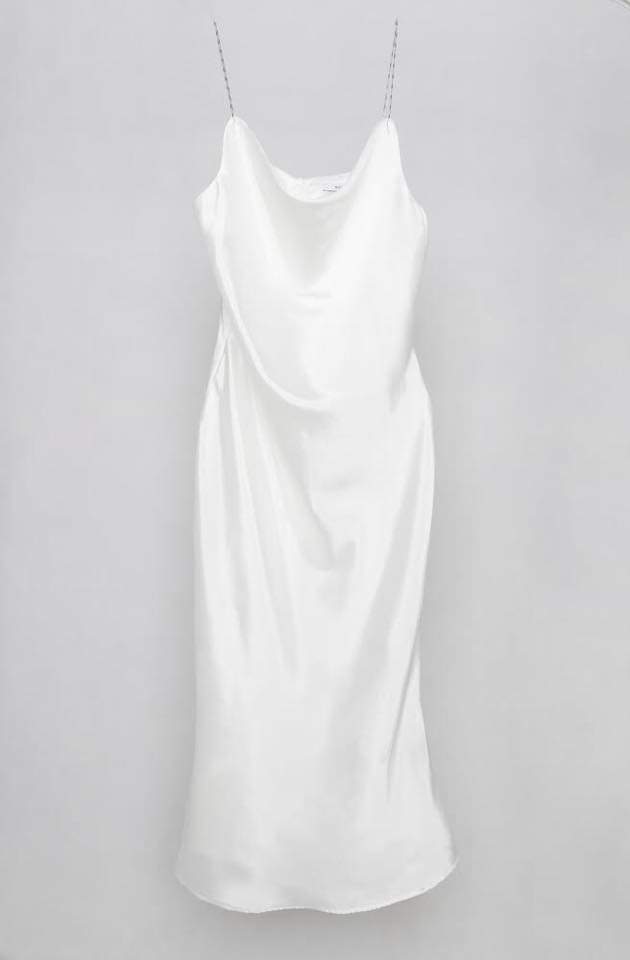 Betty Slip Green Midi Dress