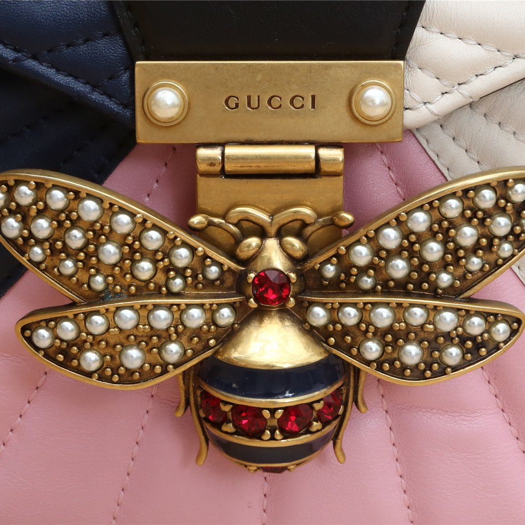 Gucci Queen Margaret Quilted Leather Multicolour Backpack