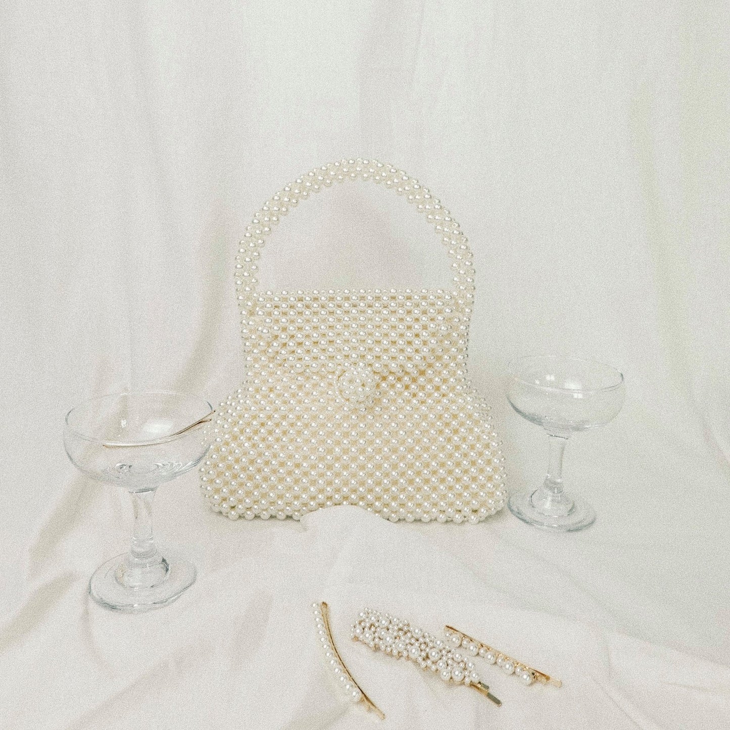 Abby Faux Pearl Handbag