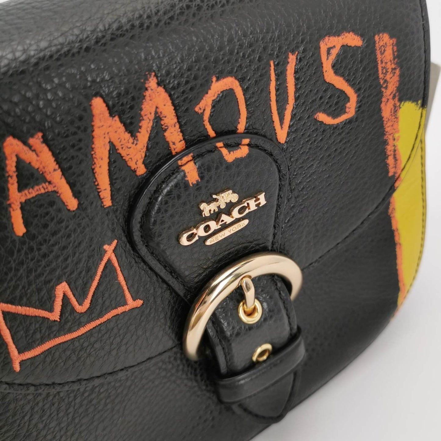 Coach X Jean Michel Basquiat Kleo Shoulder Bag