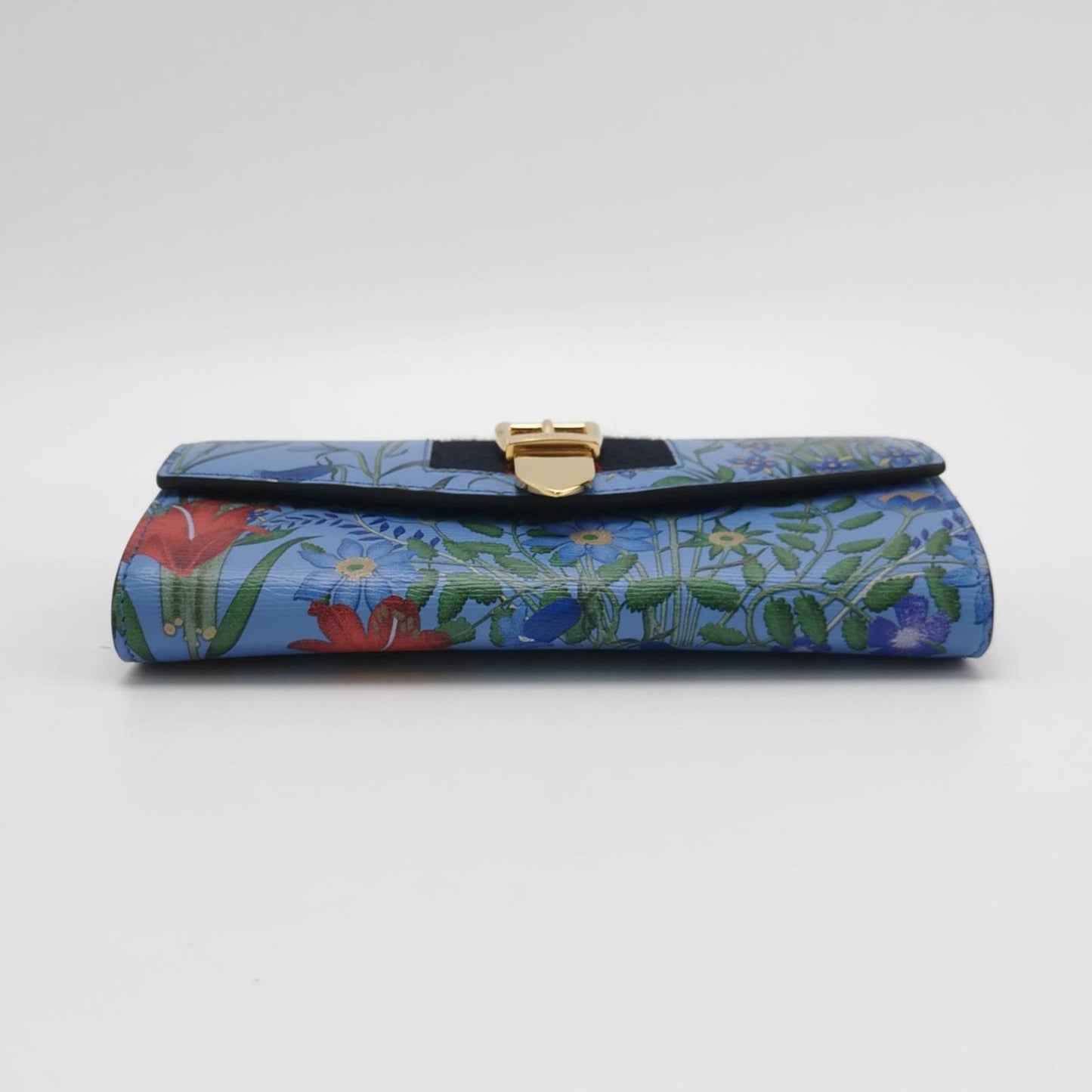 Gucci Blue Leather Sylvie Small Handbag