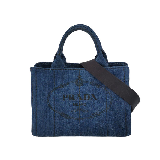 Prada Canapa 2 way Tote Bag