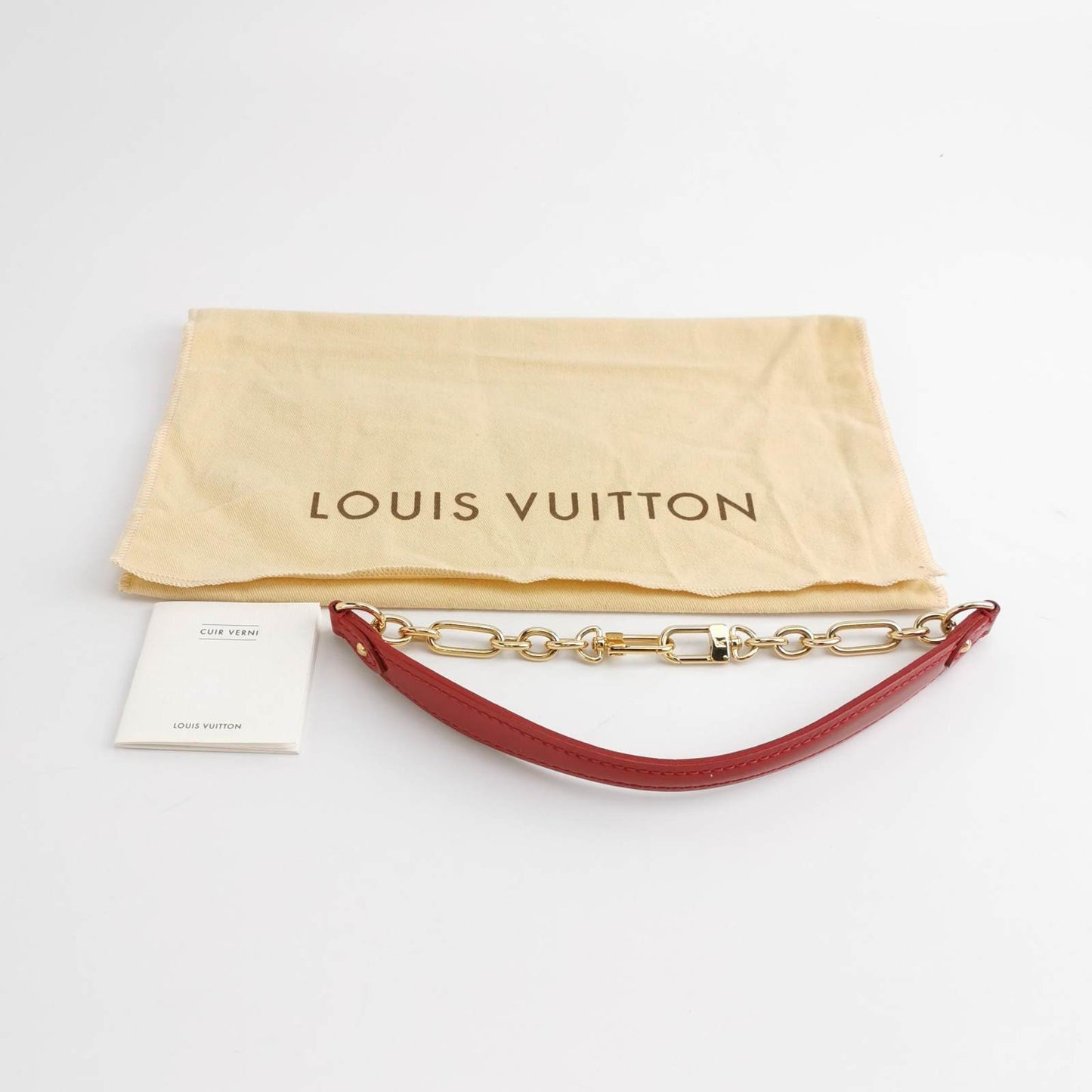 Louis Vuitton Sunset Clutch Vernis Red