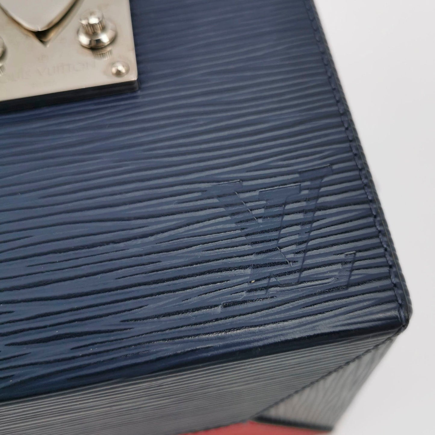 Louis Vuitton Bags Louis Vuitton Indigo & Coquelicot Epi Bleecker Box